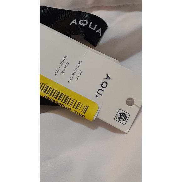 NEW AQUA Long Maxi Dress Boho Floral Cottagecore Coquette Halter Small Backless - Picture 9 of 11